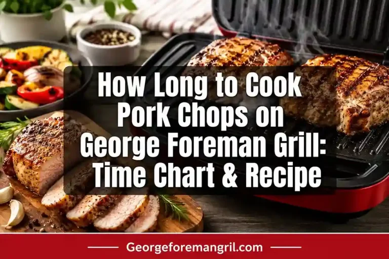pork chops on george foreman grill