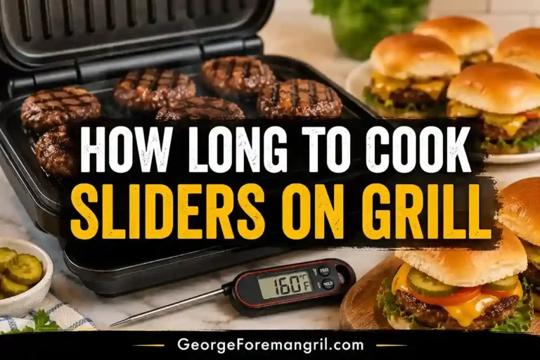 how long to cook sliders on grill